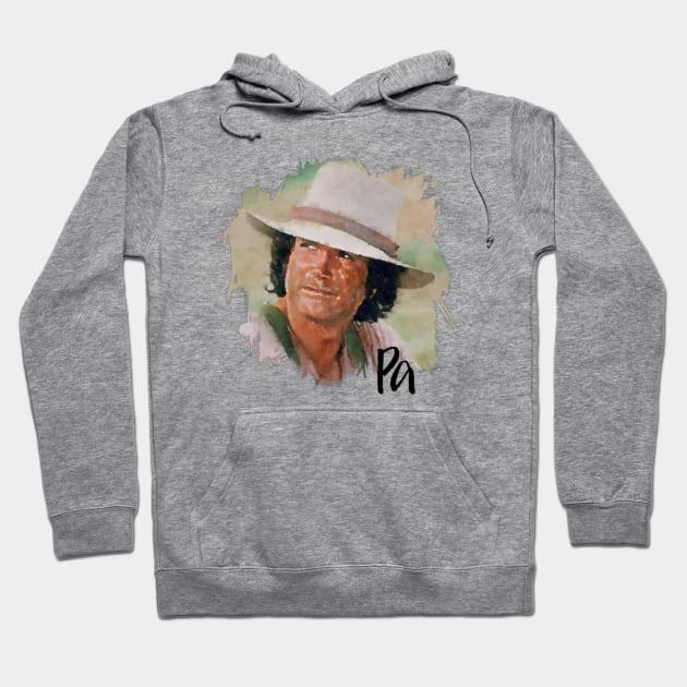 Pa Ingalls Little House on the Prairie Hoodie by Neicey